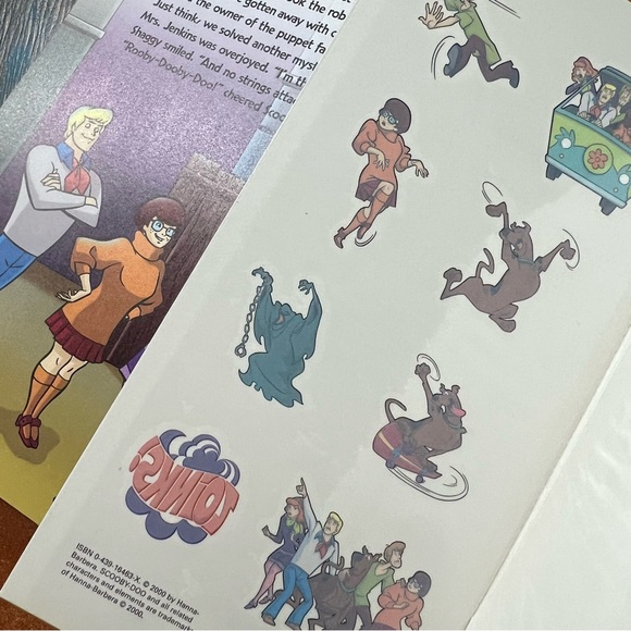 Vintage Y2K, Scooby-Doo, scholastic, books set of three with tattoos - Picture 5 of 11